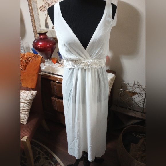 Flora Vintage Nightgown Very Sheer - Picture 3 of 16